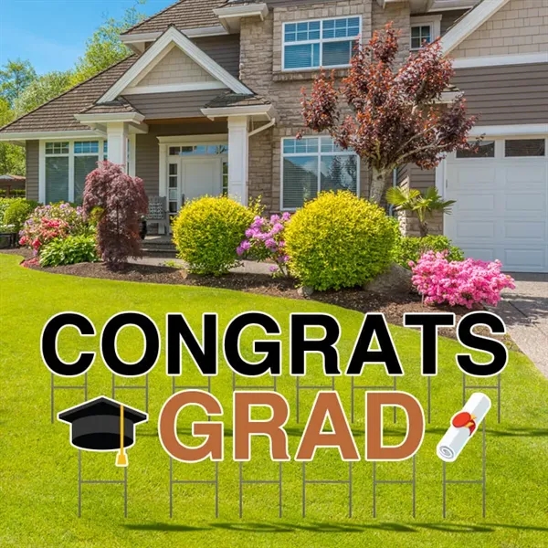 Congrats Grad Yard Letters