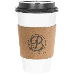 Custom Traditional Natural Kraft Cup Sleeves