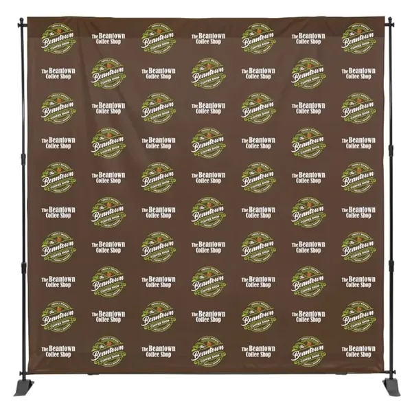 8ft X 8ft Step andamp; Repeat Fabric Banner