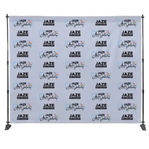 8ft X 10ft Step andamp; Repeat Fabric Banner