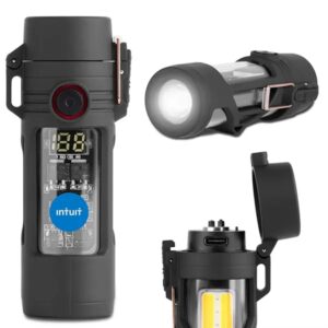Luminix Oval Flashlight andamp; Plasma Lighter