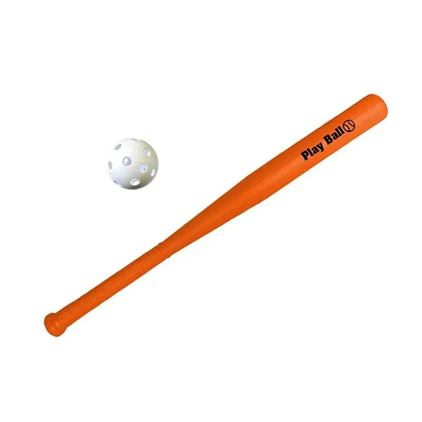 Plastic Bat with Unimprinted Ball