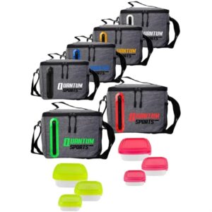 Portion Control Oval Cooler Lunch Set