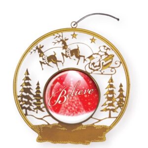 Express Snow Sled Holiday Ornament