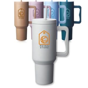 Madison 40 oz. Tumbler with Handle and Straw Lid