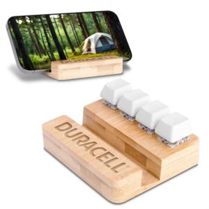 Bamboo Stand andamp; Keypad Stress Reliever