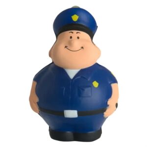 Policeman Bert Stress Reliever Keyring