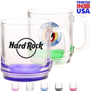 9 oz. Classic Glass Coffee Mug w/ Custom Logo