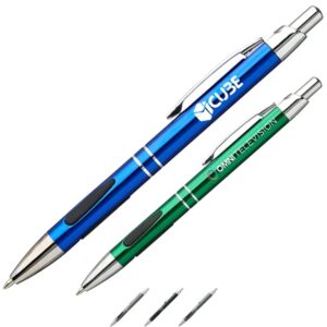 Engraved Metal Pens w/ Silver accents andamp; Ballpoint Tip