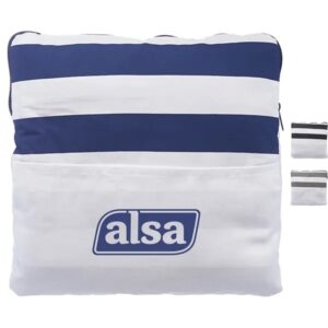2-in-1 Travel Pillow Fleece Blankets w/ Zipper and Pockets