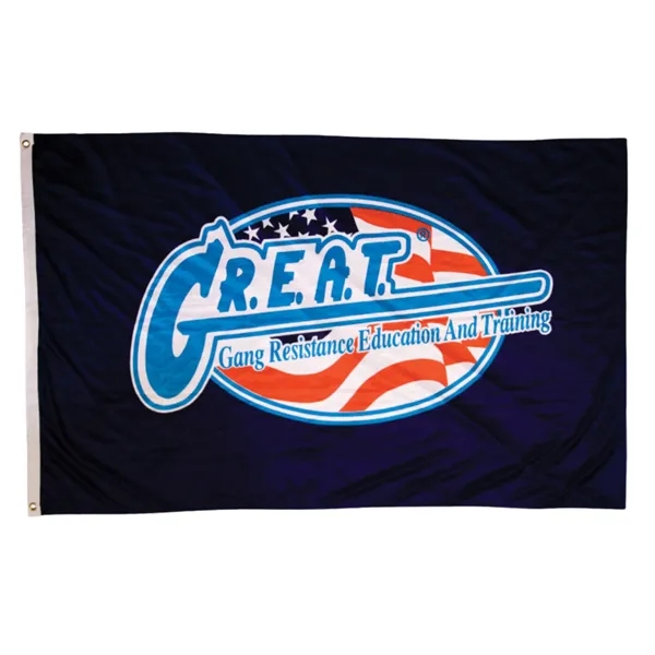 Large Flag 24" x 36" Full Color (Domestically Decorated)