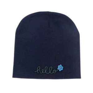 Stock Beanie with Embroidery 5K Stitches No Cuff