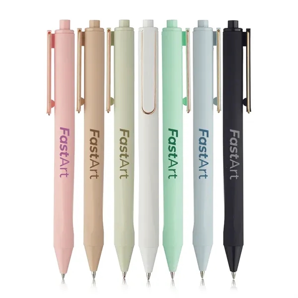 Matte Soft Rubber Coated Ballpoint Pens
