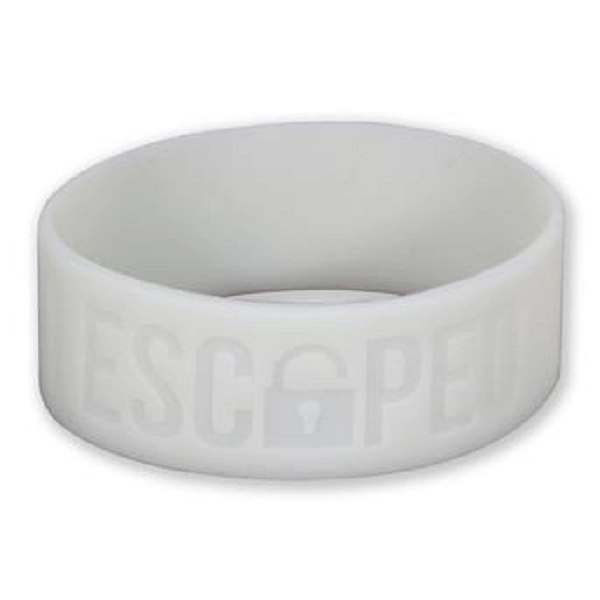 1" UV Reactive Debossed Awareness Bracelet