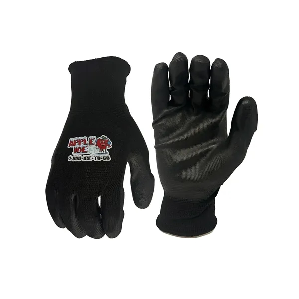 Nitrile Coated Text Gloves with Full Color Print