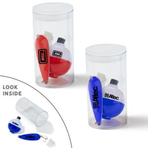 2 1/4" Small Spoon Lure and 1 1/2" Bobber in Tube