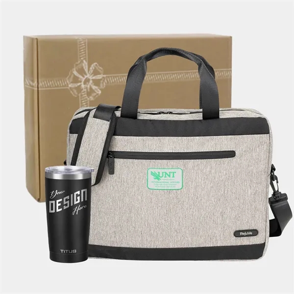 RejuVe® Executive Laptop andamp; TiTUS® Insulated Tumbler Gift Set