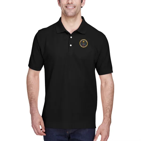Devon andamp; Jones Men's Short-Sleeve Polo Shirt