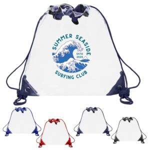 Clear Stadium Security Compliant Drawstring