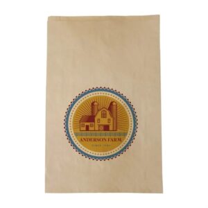Natural Kraft Merchandise Bag - DIGITAL SPLASH