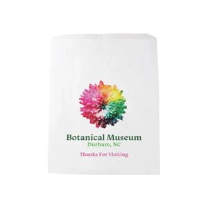 White Kraft Merchandise Bag - DIGITAL SPLASH