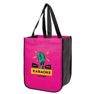 Matte Laminated Designer Tote Bags Curved  - Color Evolution