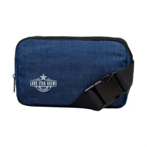 Pre-Consumer Recycled Denim Cross Body Bag - Screen Print