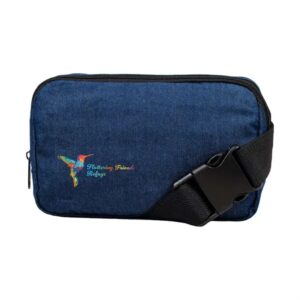 Pre-Consumer Recycled Denim Cross Body Bag - Full Color