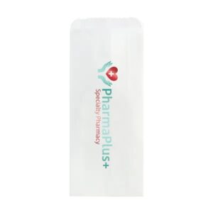 White Kraft Prescription Bag - DIGITAL SPLASH