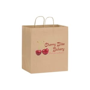 Natural Kraft Twisted Paper Handle Shopper - DIGITAL