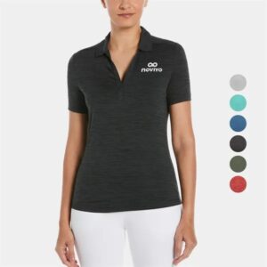 Callaway® Moisture Wicking Broken Stripe Women's Polo Shirt