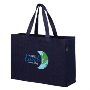 Recycled Cotton Canvas Tote Bag - Full Color