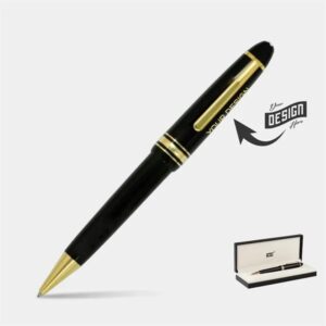 MONTBLANC® Legrand Luxury Ball Point Black andamp; Gold Trim Pen
