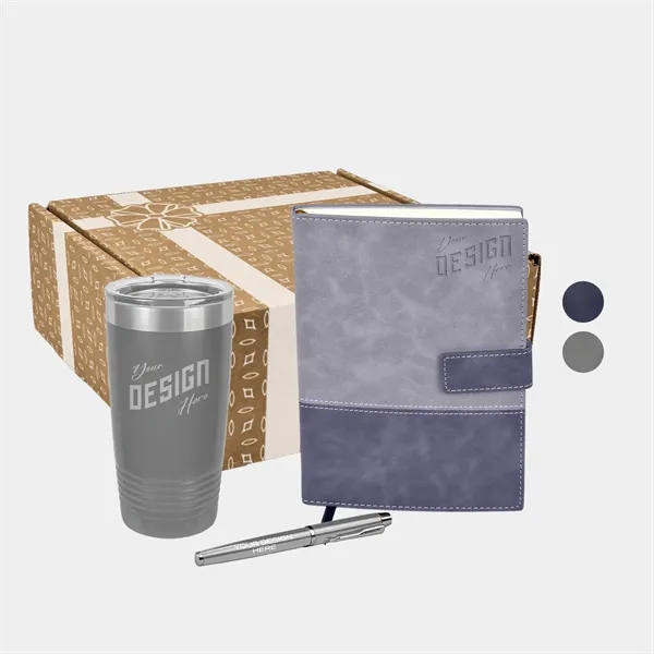 Polar Camel® 20 oz Tumbler, TiTUS® Notebook andamp; Pen Gift Set