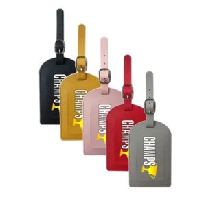 Faux Leather Luggage Tag for Suitcase