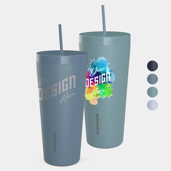 25 oz Hydrapeak® Stainless Steel Insulated Tumbler w/ Lid