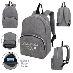 Mini Heather Gray Tablet Backpack