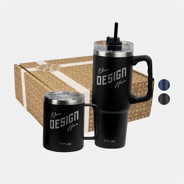 TiTUS® Insulated Mug andamp; 40 oz Travel Tumbler Gift Set