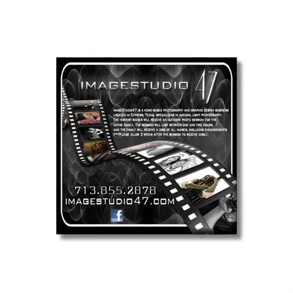 One Sided Simple Text 4' x 4' Full Color Ecopanel Sign
