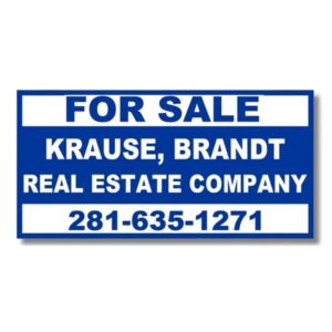 4' x 8' 10 mm Coroplast Sign