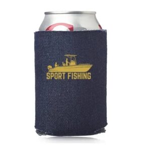 Blue Jean Foam Can Cooler