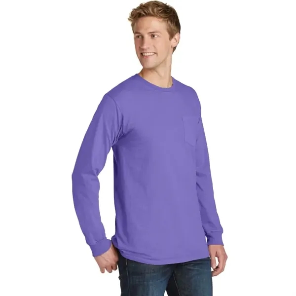 Port andamp; Company Beach Wash Garment-Dyed Long Sleeve Pocket...