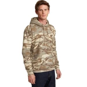 Port andamp; Company Core Fleece Camo Pullover Hooded Sweatshirt.