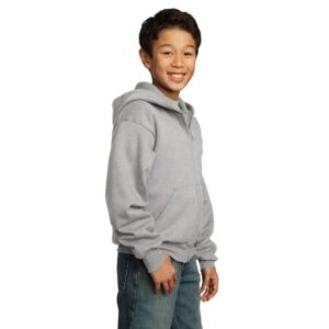 Port andamp; Company - Youth Core Fleece Full-Zip Hooded Sweats...