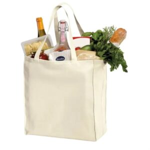 Port Authority Ideal Twill Over-the-Shoulder Grocery Tote.