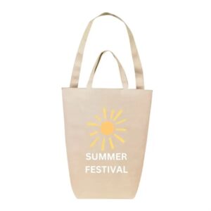 Dual Handle Cotton Shopping Bag