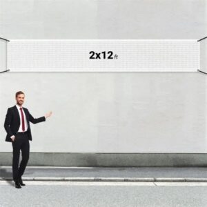 Custom 2' X 12' Mesh Banners