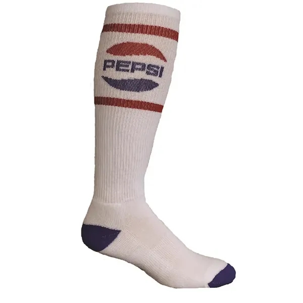 USA Made One Size Fits Most Athletic Cotton Knee High Socks
