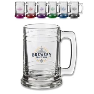 15 oz. Libbey® Maritime Glass Beer Mugs
