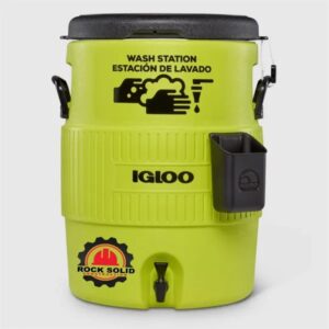 IGLOO 10 Gallon Wash Station BLANK* (Acid Green)
